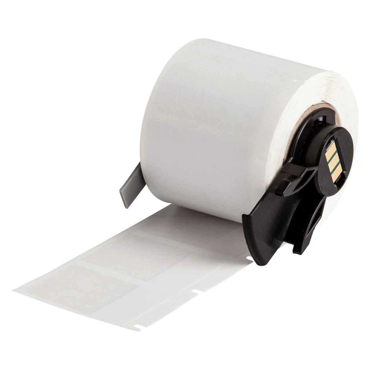 BDY-M6-31-427 Self-Laminating Vinyl Wrap Around Wire & Cable Labels for M6 M7 Printers - 1.5 x 1 in. - 250 Labels - White