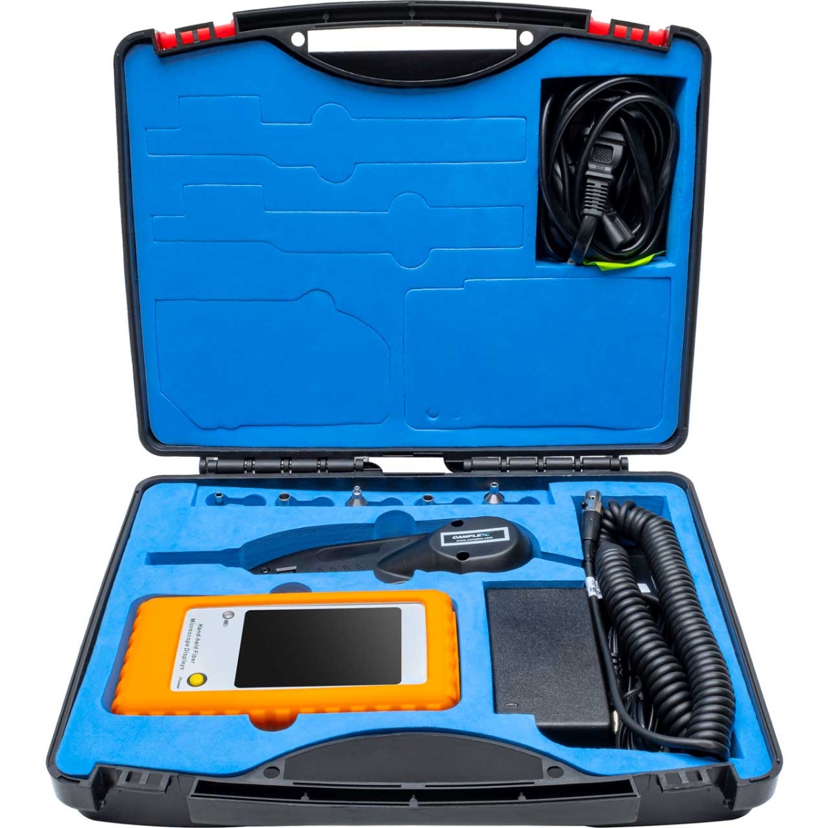 CMX-TL-1604 Fiber Video Inspection Scope with LCD Display & Rugged Carrying Case