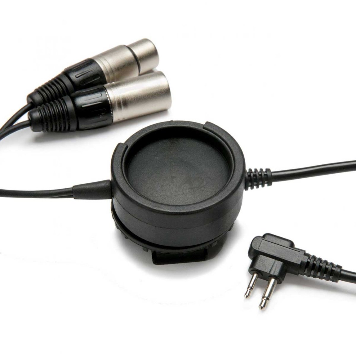 Picture of Point Source Audio POI-CM-PTT-M1 CM-PTT-M1 Push-to-Talk for all CM-i Comms Headsets to Motorola Radios with 2-pin Plug Connectors