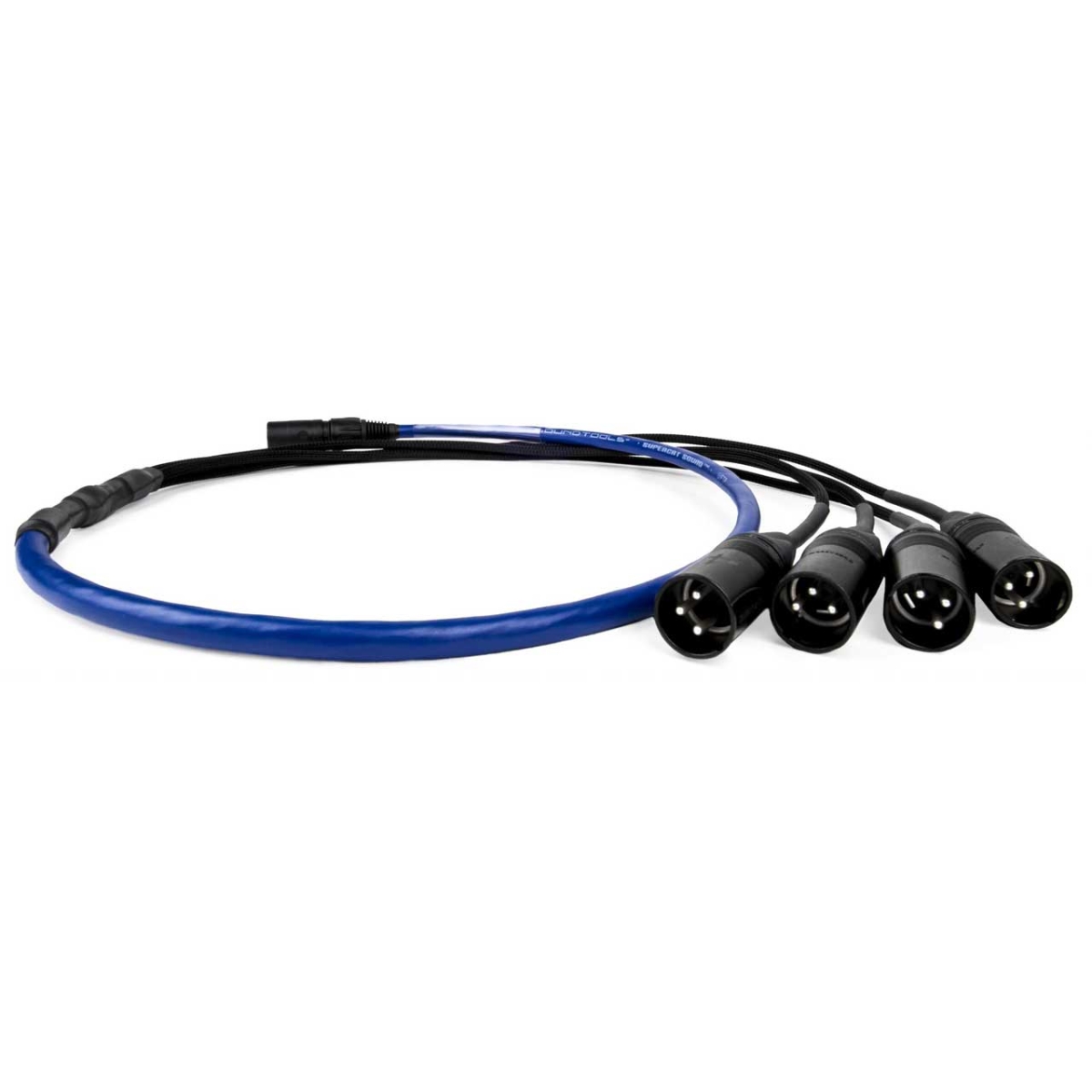 RSS-SCST-MX-E SuperCAT Sound Tails SCST-MX-E - etherCON to 3-Pin Male XLR Lighting Control Breakout Cable - 5 ft. - Black