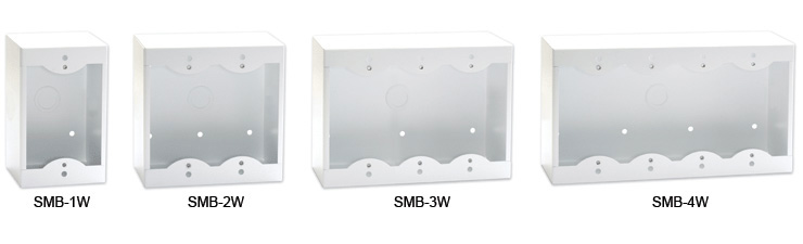RDL-SMB-2G 2-Gang Surface Mount Box for Decora Remote Controls & Panels - Gray
