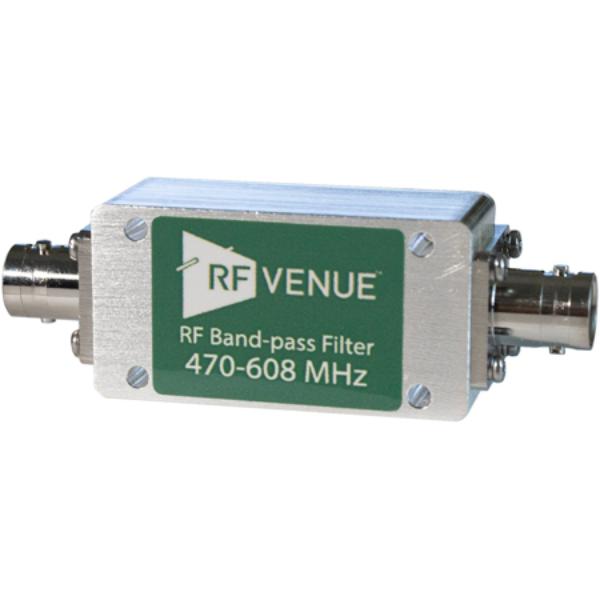 RFV-BPF470T608 RF Band-Pass Filter for Wireless Mics - 470-608 MHz Range