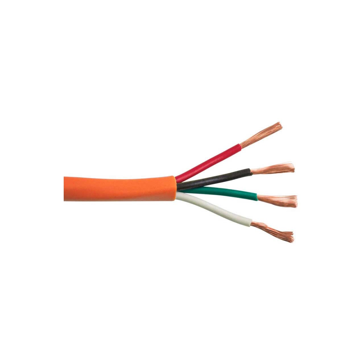 SCP-164OFCOR 16-4OFC 4-Conductor 16 AWG Stranded Copper In-Wall Speaker Cable - 500 ft. - Orange