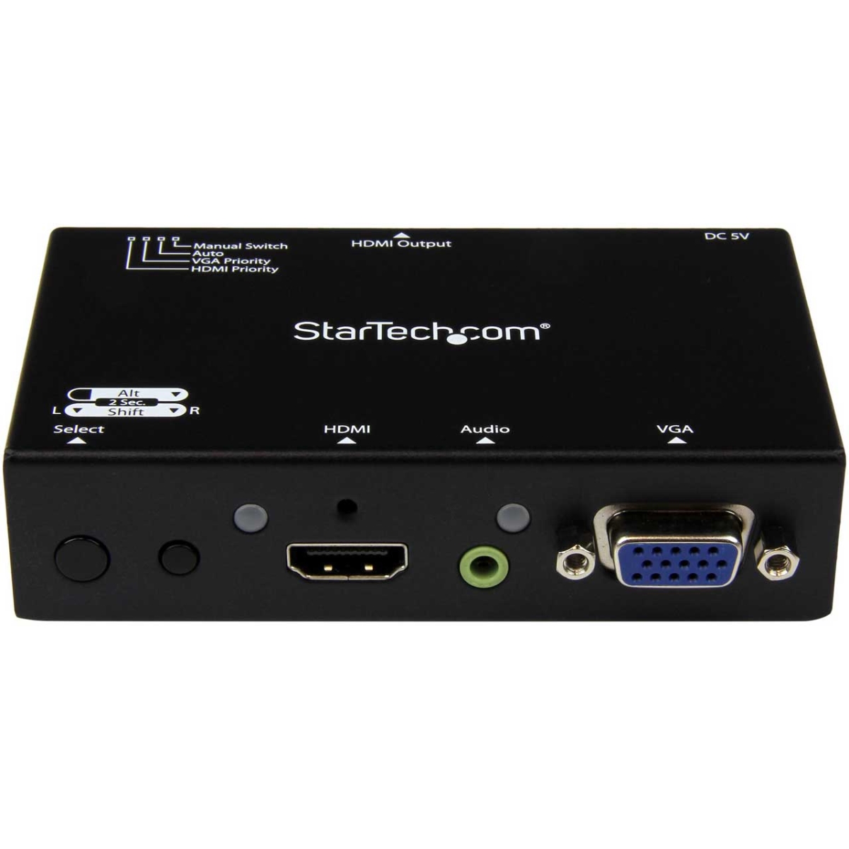 ST-VS221VGA2HD 2 x 1 HDMI Plus VGA to HDMI Converter Switch with Automatic & Priority Switching - 1080p