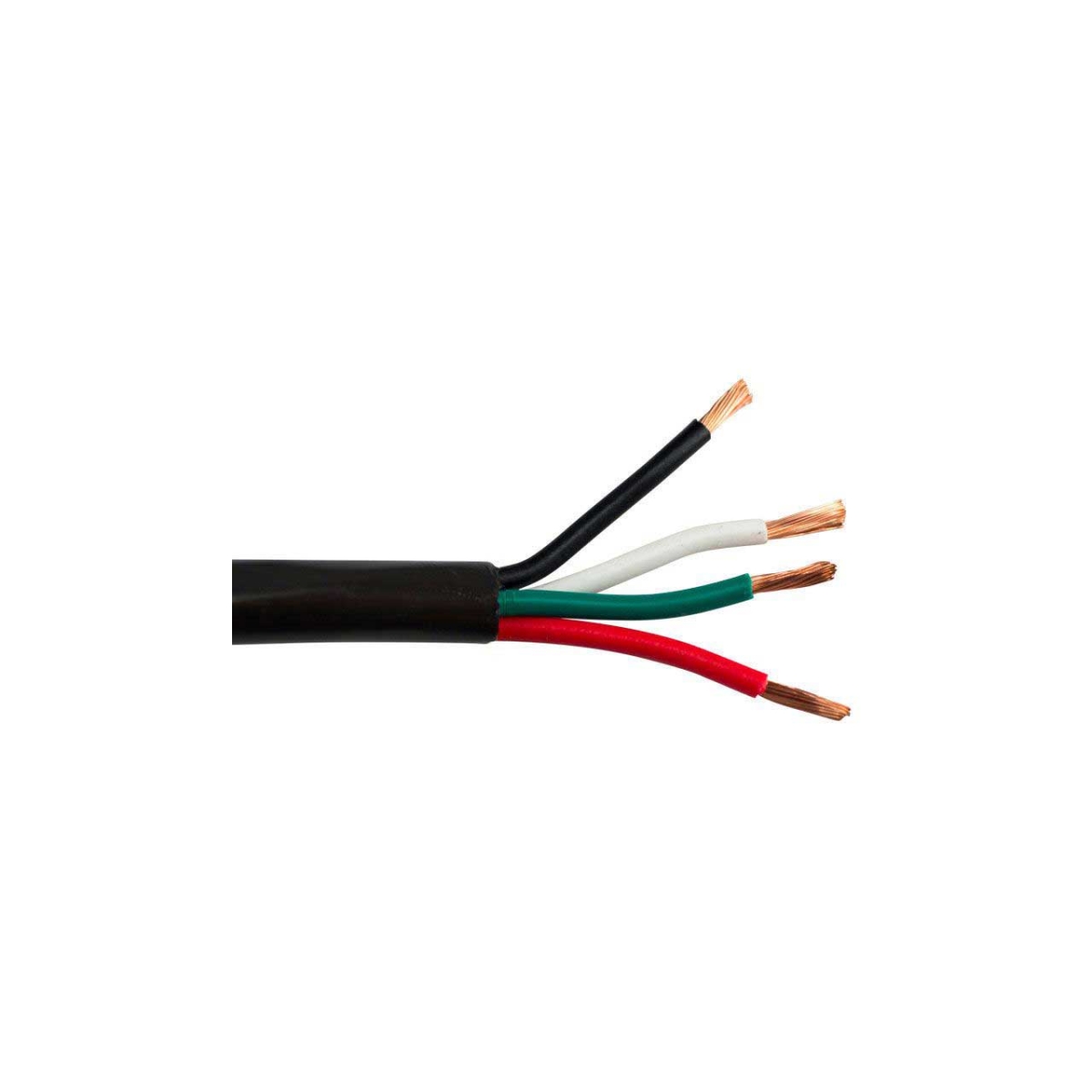 SCP-164DB500 16-4DB 4-Conductor 16 AWG Unshielded Direct Burial Speaker Cable - 500 ft. - Black