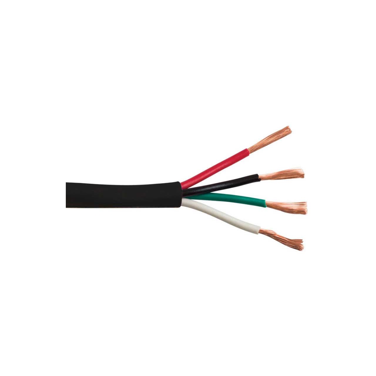 SCP-164OFCBK 16-4OFC 4-Conductor 16 AWG Stranded Copper In-Wall Speaker Cable - 500 ft. - Black