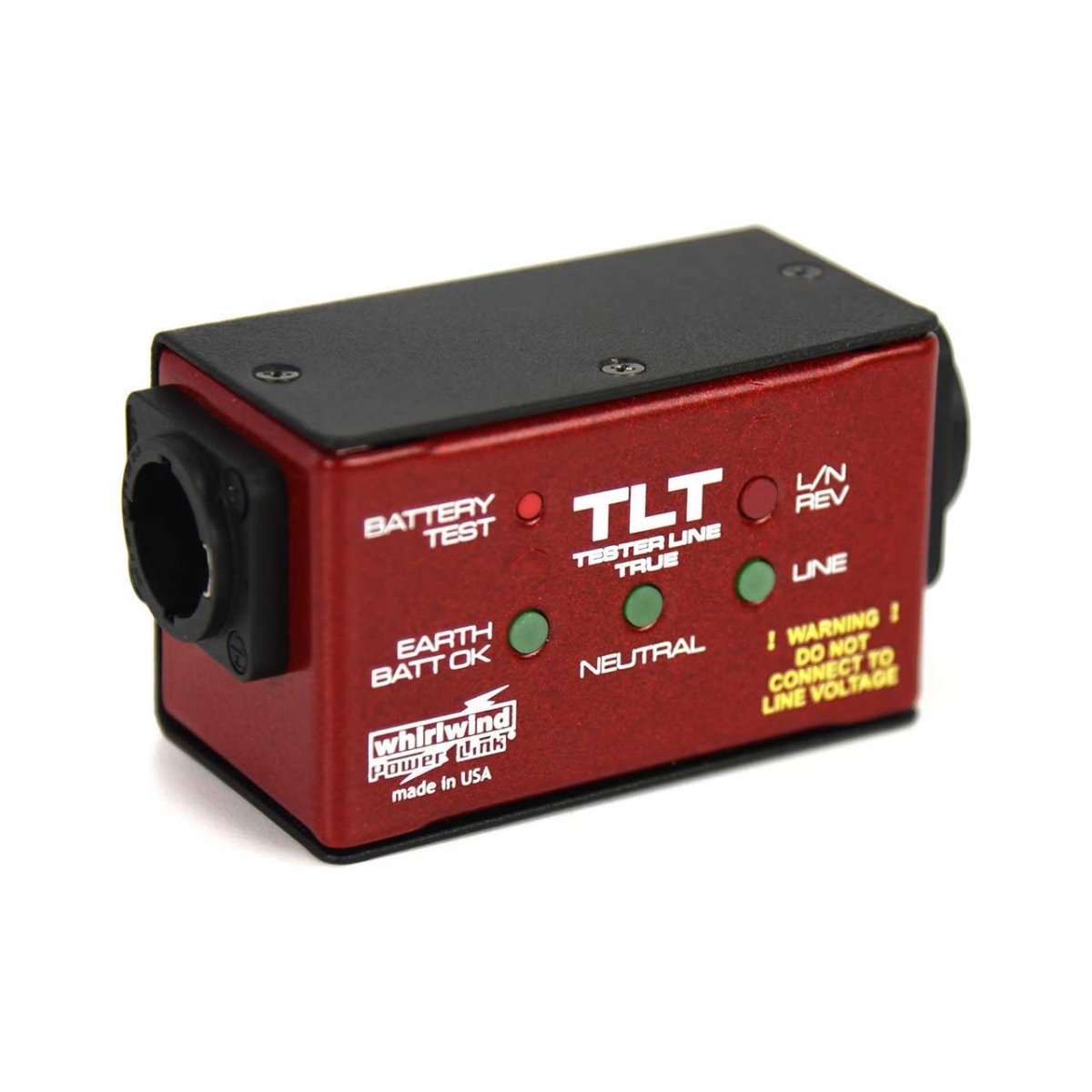 Picture of Whirlwind WW-TLT Battery Powered Continuity Tester for Neutrik powerCON True1 Three Wire Power Cords