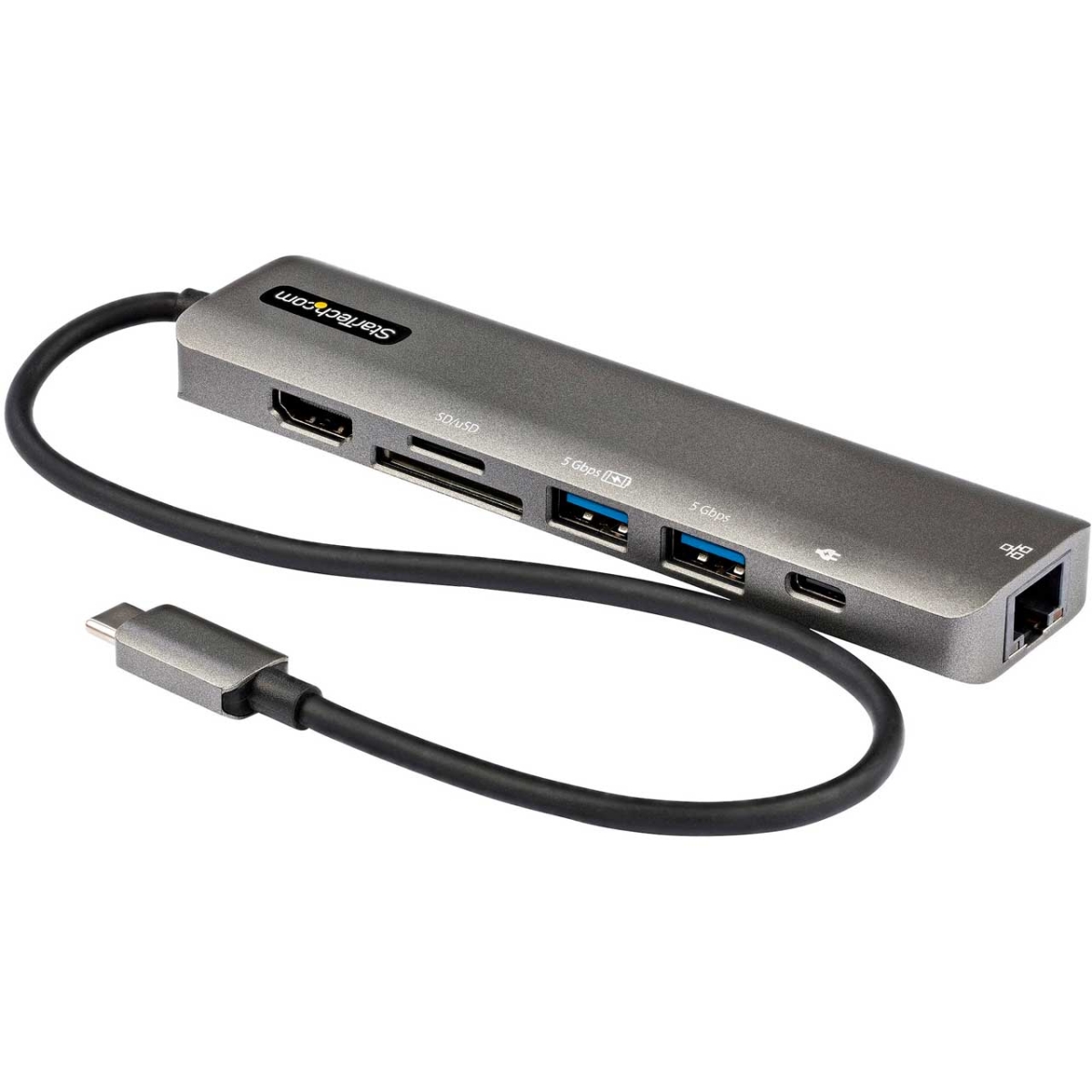 Picture of StarTech ST-DKT30CHSDPD1 USB-C Multiport Adapter - USB-C to 4K 60Hz HDMI 2.0 - 100 watt Power Delivery Pass-through