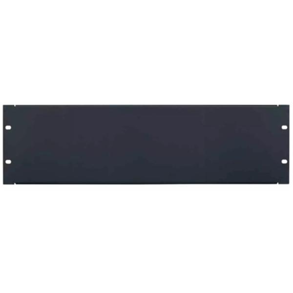 Picture of Lowell Manufacturing LMC-SEP-3CC SEP-3CC 3RU Steel Blank Panel - Smooth Black - 6 Each