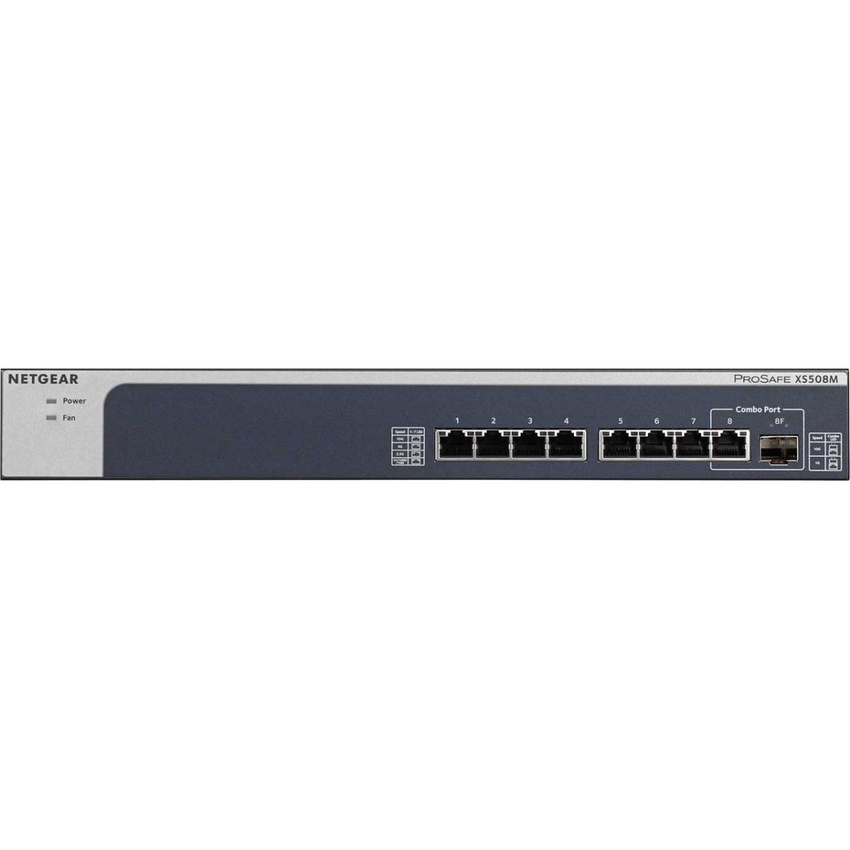 NG-XS508M-100NAS XS508M-100NAS 8-Port 10-Gigabit-Multi-Gigabit Unmanaged Ethernet Switch -  Netgear