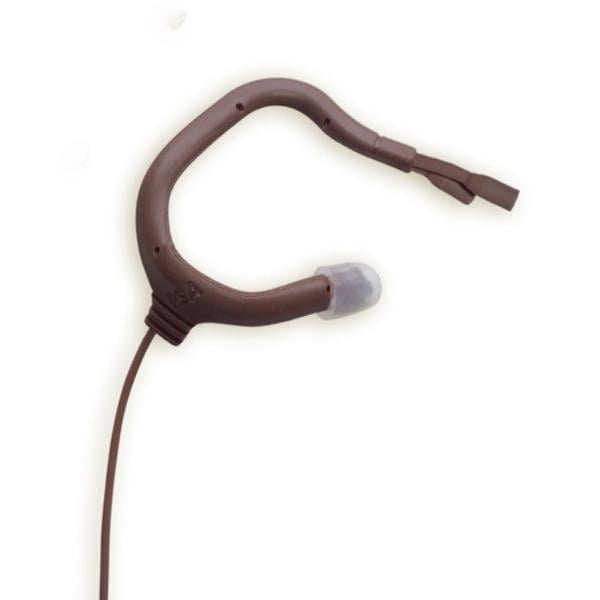 POI-EO2-8WLXSEBR Embrace Omni Dual Petite Element Earmount Microphone for Sennheiser - Brown