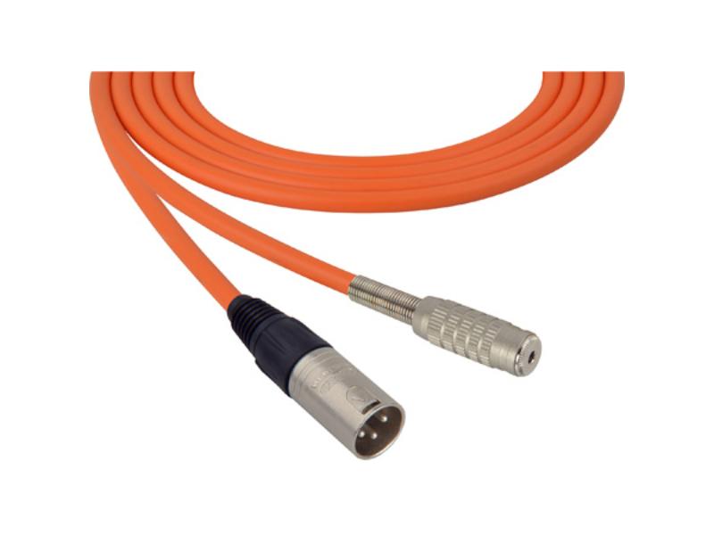 SC75XMJZOE 75 ft. Canare Star-Quad 3-Pin XLR Male to 3.5 mm TRS Balanced Female Audio Cable, Orange -  Sescom