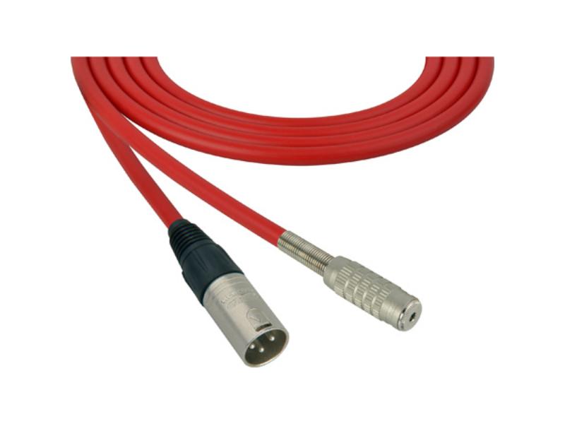 SC75XMJZRD 75 ft. Canare Star-Quad 3-Pin XLR Male to 3.5 mm TRS Balanced Female Audio Cable, Red -  Sescom