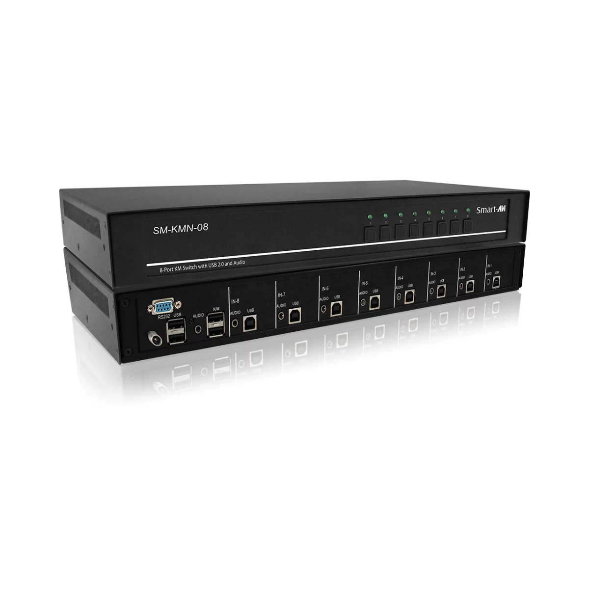 SAVI-SM-KMN-08 SM-KMN-08 8-Port KM Switch with USB 2.0 Sharing