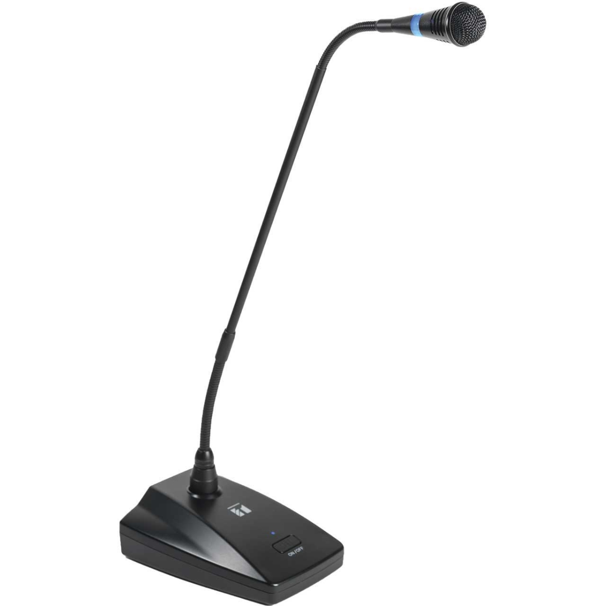 Picture of TOA TOA-EM-380-AM Cardioid Condenser Gooseneck Microphone with Push-to-Talk Switch - AA Batteries or Phantom Powered