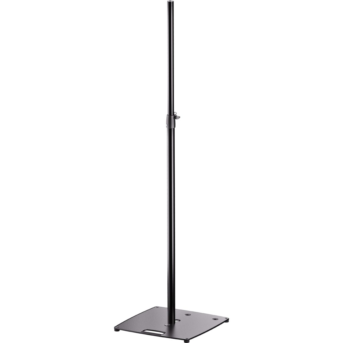 KM-24653 24653 Lighting Stand with 3x M20 Sockets for Lights & Smaller Speaker Cabinets - Black