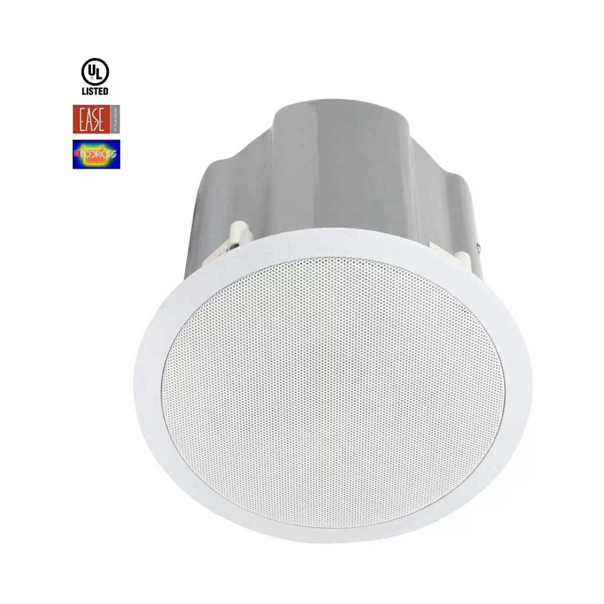 Picture of Lowell Manufacturing LMC-ES-52T 5.25 in. ES-52T Packaged Coaxial Ceiling Speaker with Grille Enclosure - Bridge