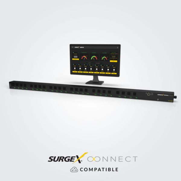 Picture of Powervar SX-VS-1624 SurgeX Vertical Series Plus Smart 16A 24IEC Outlet PDU - No Surge Protection