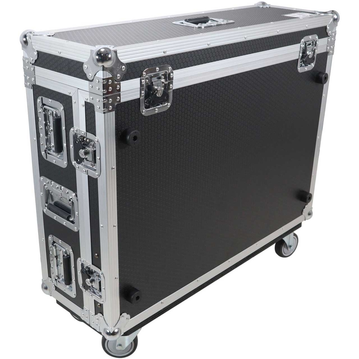 PXG-XS-BWING-DHW ATA Digital Audio Mixer Flight Case for Behringer WING Console with Doghouse Compartment & Caster Wheels