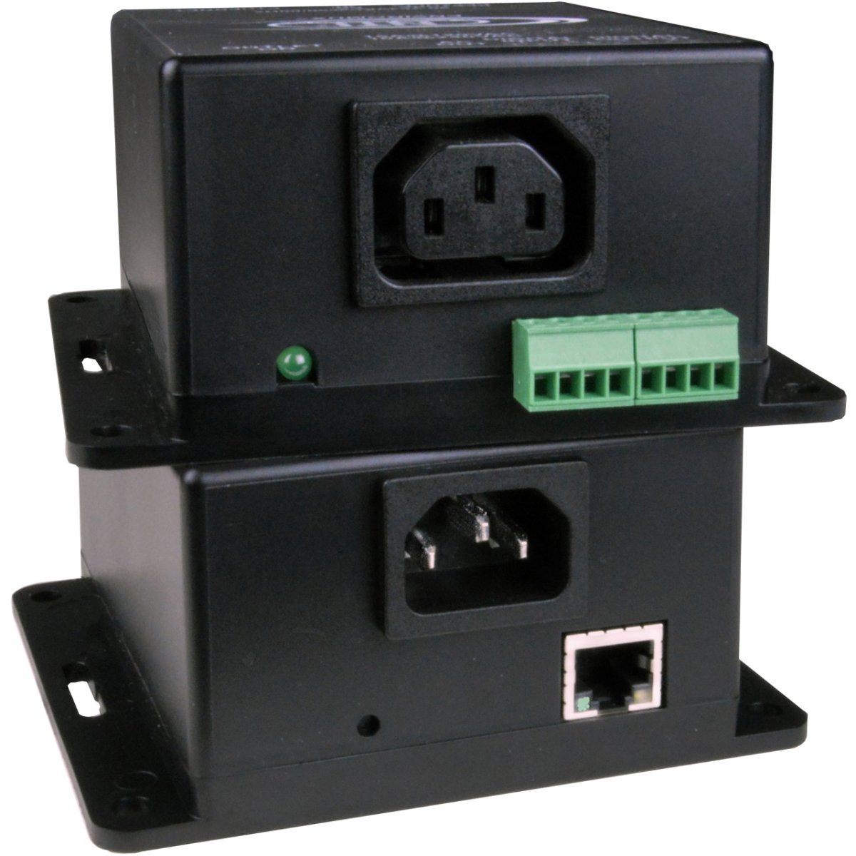 Picture of Network Technologies NETT-PWRRMRBTC13 ENVIROMUX Low-Cost Remote Power Reboot Switch with IEC320 C13 Outlet & 2 Digital Terminal In-Out
