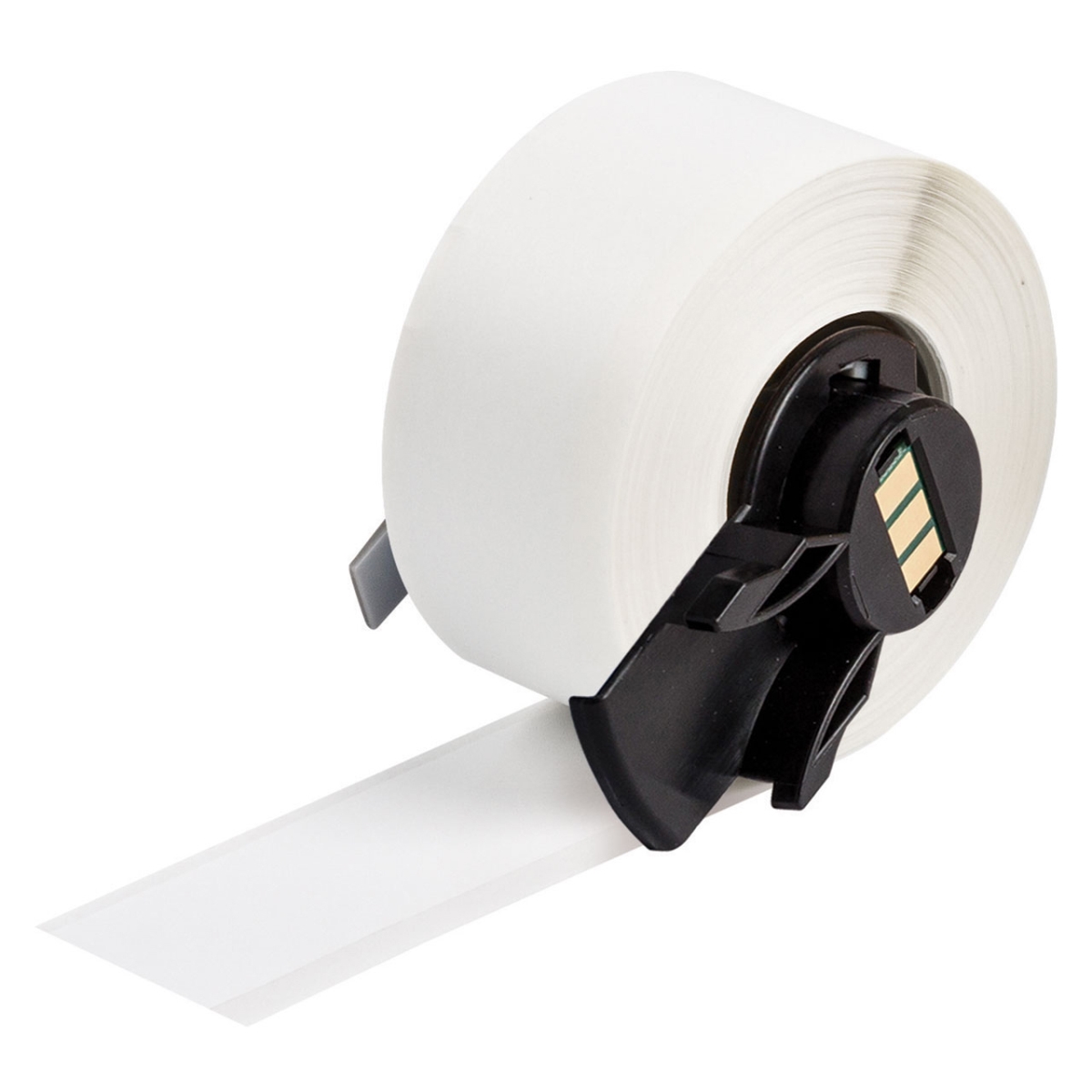 BDY-M6C500595WT 0.5 in. All Weather Permanent Adhesive Vinyl Label Tape Printers, White