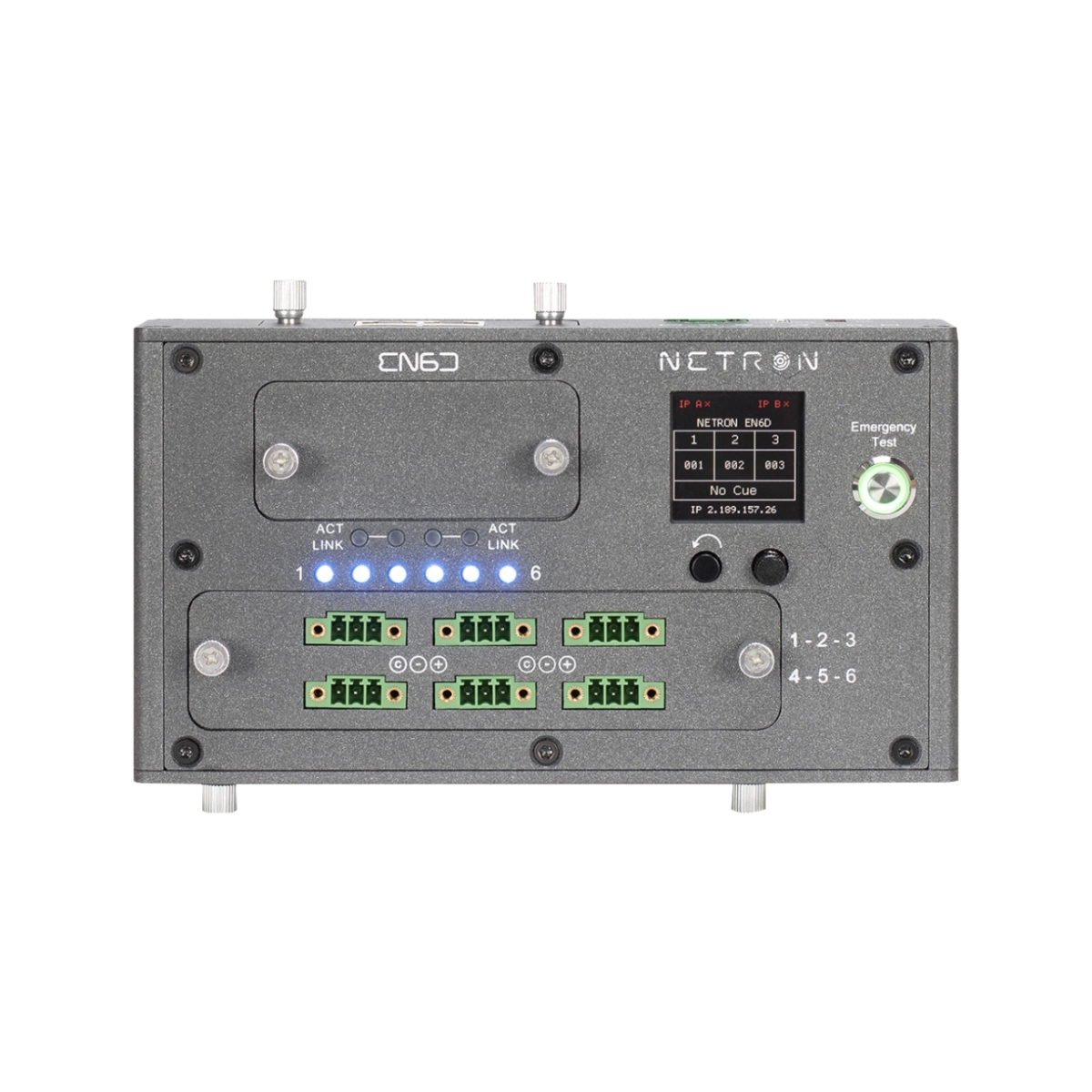 ELAT-EN6D Obsidian Control Systems Netron EN6D Ethernet to DMX Gateway RJ45 Screw Terminals