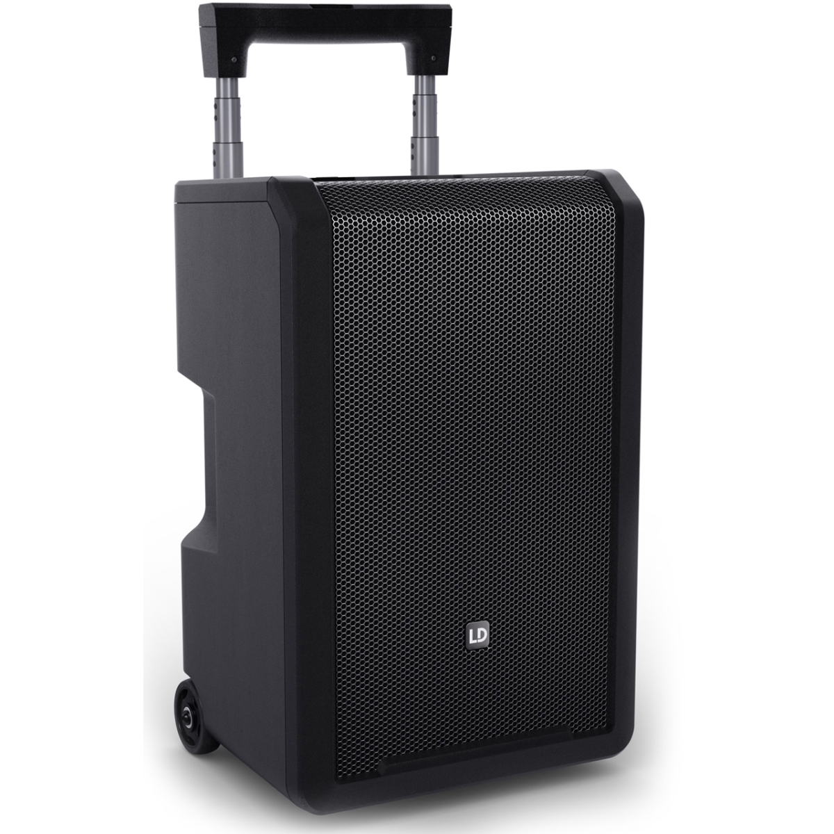 LDS-ANNY10-US 10 in. Portable Battery Powered Bluetooth PA Loudspeaker with Mixer, Stage Black