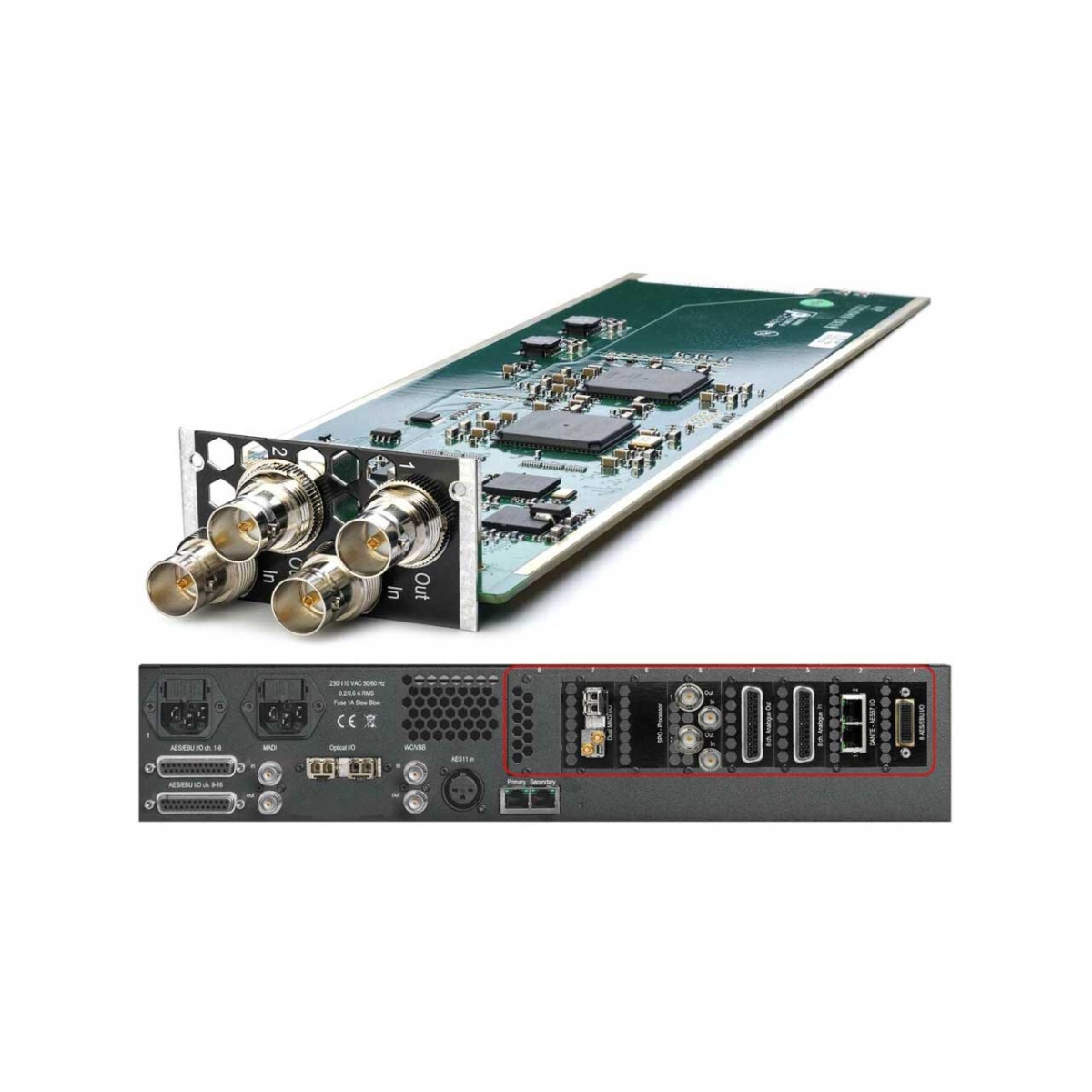 NTP-CARD-2SDI Dual SDI, HD & 3G Embedder De-Embedder Card with SRC
