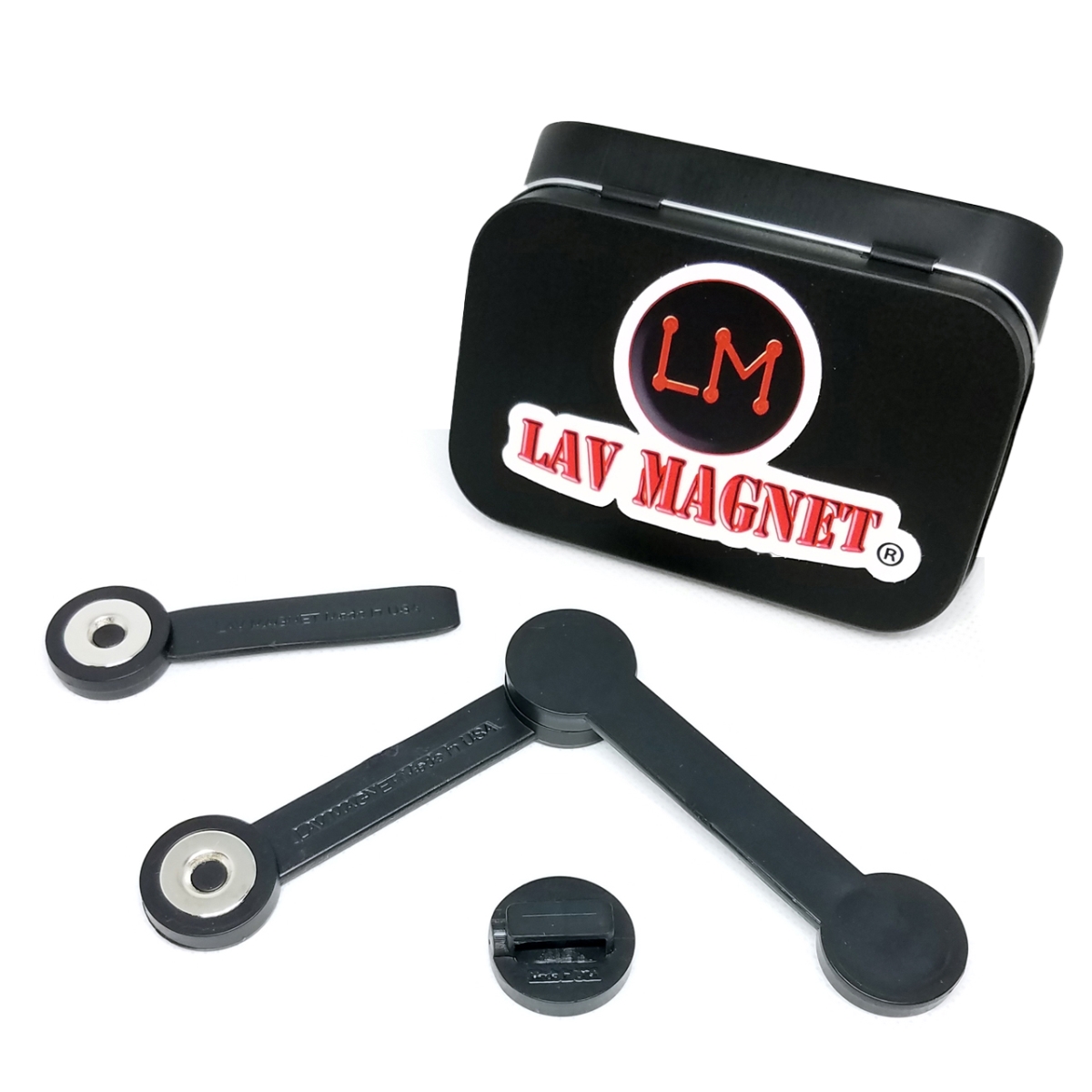 LAV-LMPP01 Presenter Garment Mounting Kit with Single Stabilizer Stick & Belt Pack Bar, Black
