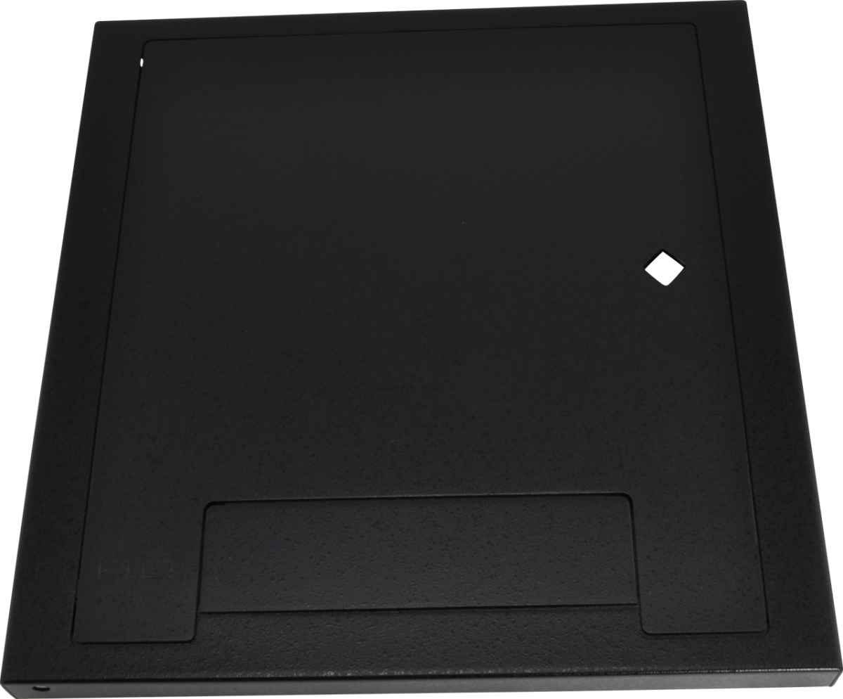-WBX2SMCVRBLK Surface Mount Cover with Lock & Cable Exit Door, Black