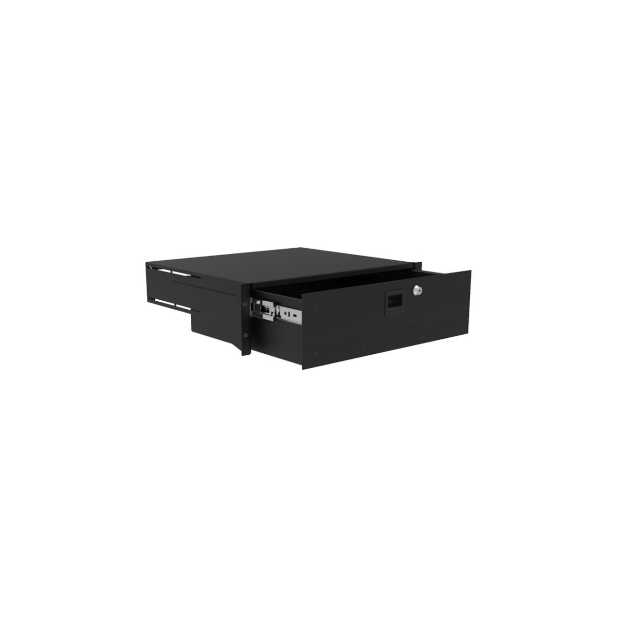 PENN-R2293-3UK 14 in. Deep 3RU Lockable Heavy Duty Rack Drawer with Slam Latch