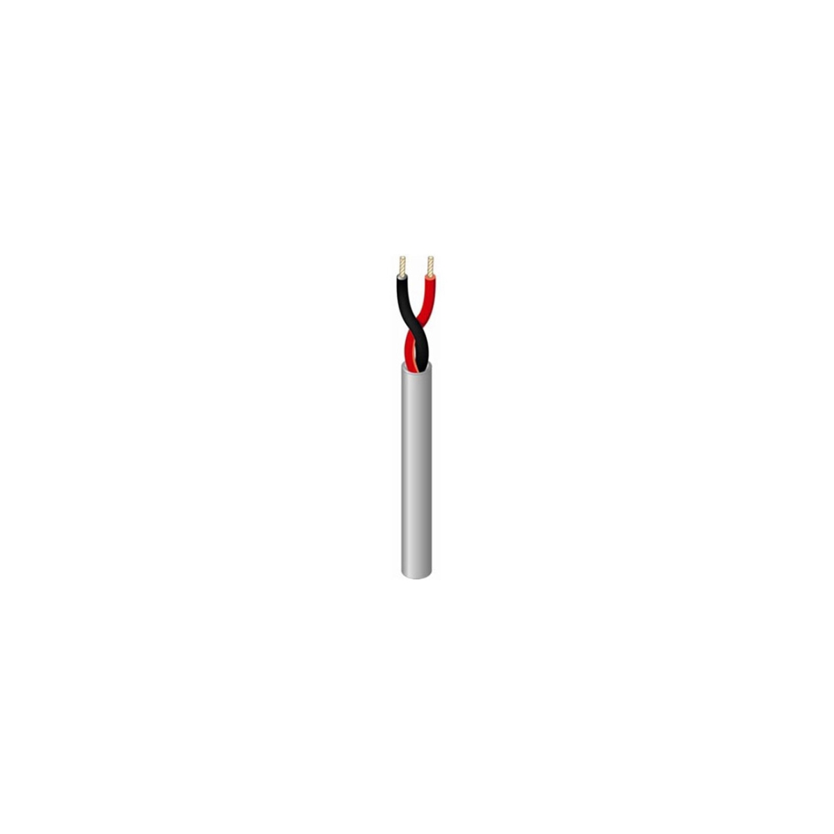 WP-25224B-500BK 500 ft. Plenum Rated 18-2 Stranded Unshielded Audio Control & Low Voltage Power Cable, Black
