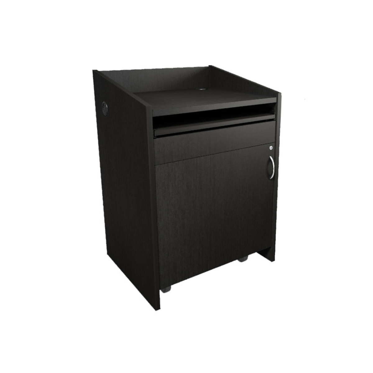 Products MAP-L2LDC2CCMGE L2 Series Lectern with Connectivity Power & HDMI, Grained Ebony Ash