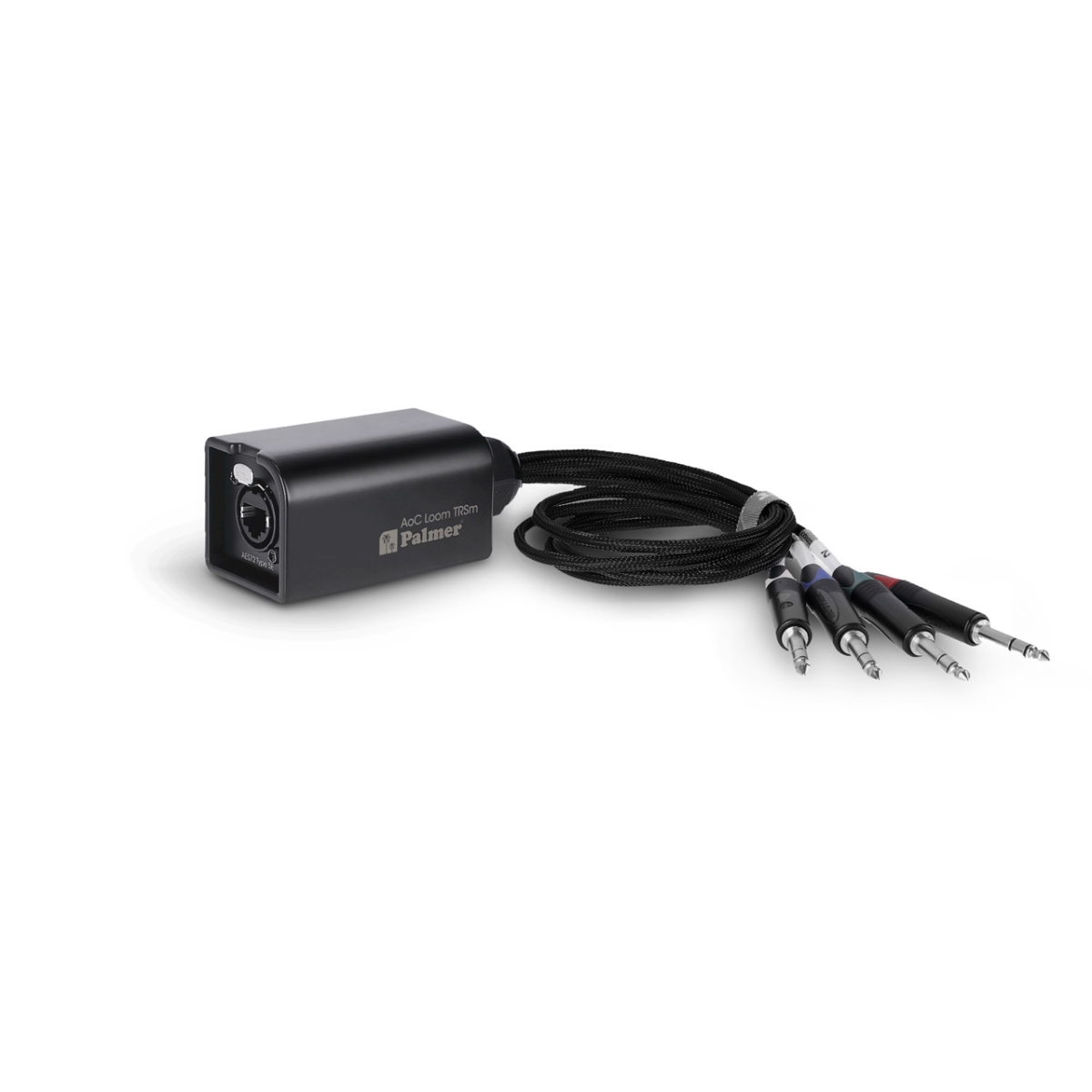 PLM-PALPAOCLTRSM 0.25 in. Ethercon to Four TRS Jack Male Adapter Cable
