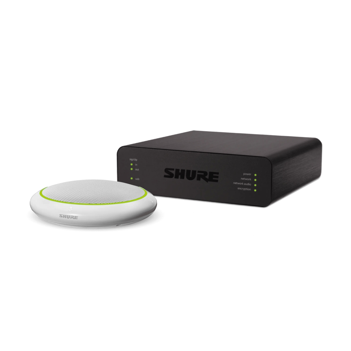 SH-MXA310W Micro Flex Advance AV Conferencing Bundle with Table Array Mic & USB Audio Network Interface, White