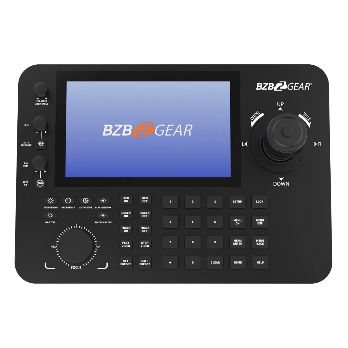 BG-COMMANDER-PRO 7 in. Touchscreen Professional Serial IP PTZ Camera Joystick Controller