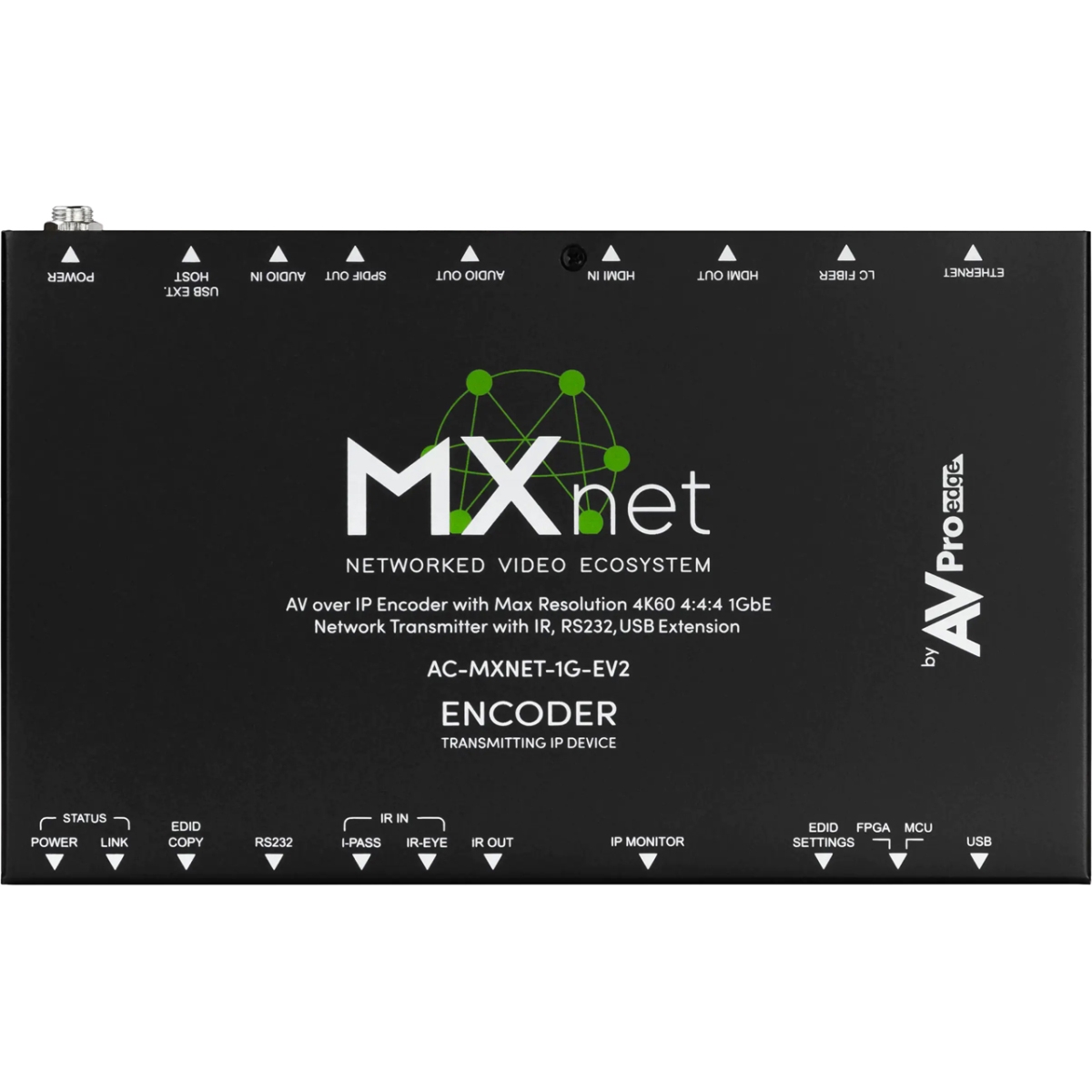 APR-ACMXNET1GEV2 4K 60fps 4-4-4 & HDMI 2.0 HDCP MXnet 1G Evolution II Encoder