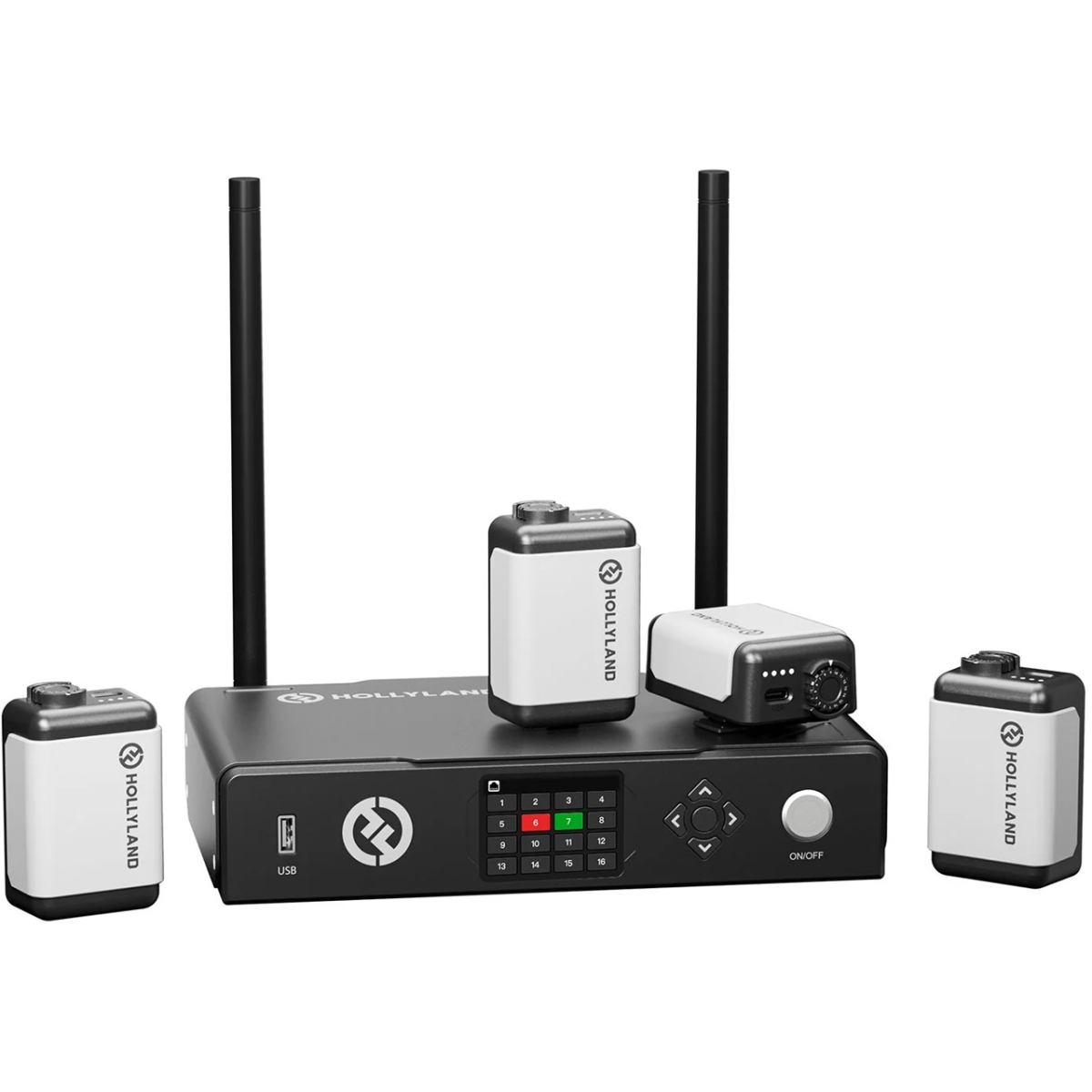 HL-WRLESTALLSYS4 2600 ft. Transmission Range Tally Station with Four Lights & Li-Ion Batteries