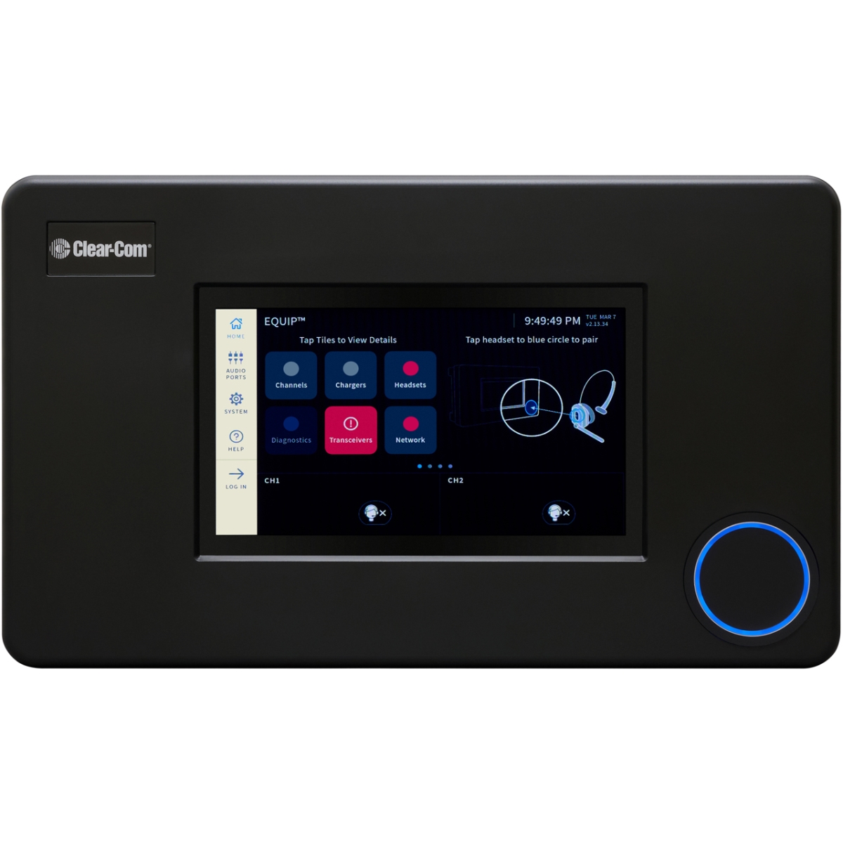 CLCM-EQP-BASE-US Series Wall Mountable Intercom Base Station with Power Supply