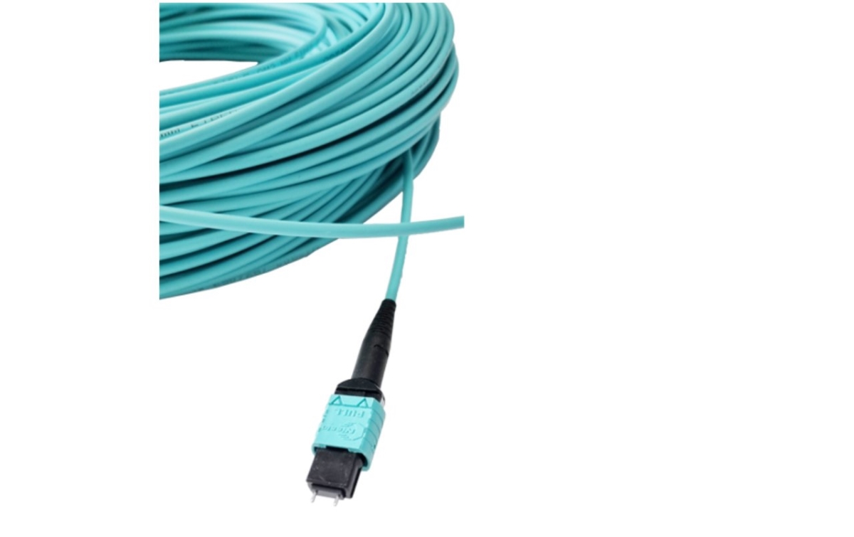 OPHI-OPM38CMP10M 32.8 ft. Multi Mode Type A - B OMP B HM Optical MPO 8 Fiber Cable, Blue