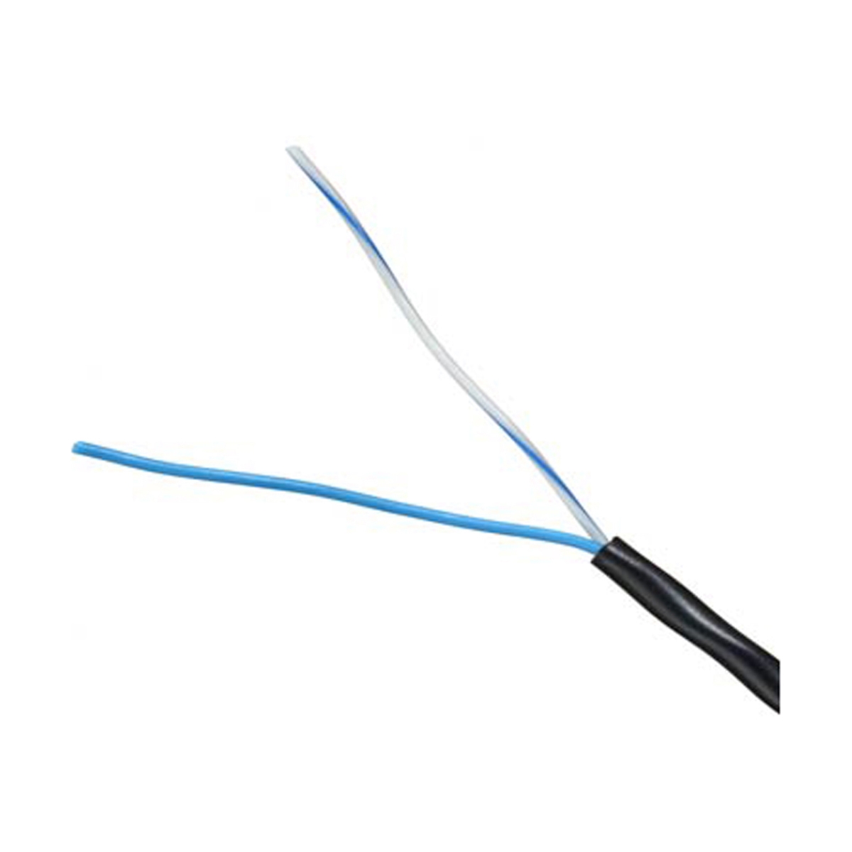 QB-5100-1000BK 1000 ft. Datana Patch Cat 5e 24 AWG Unshielded PVC Cable - Black - Pack of 2