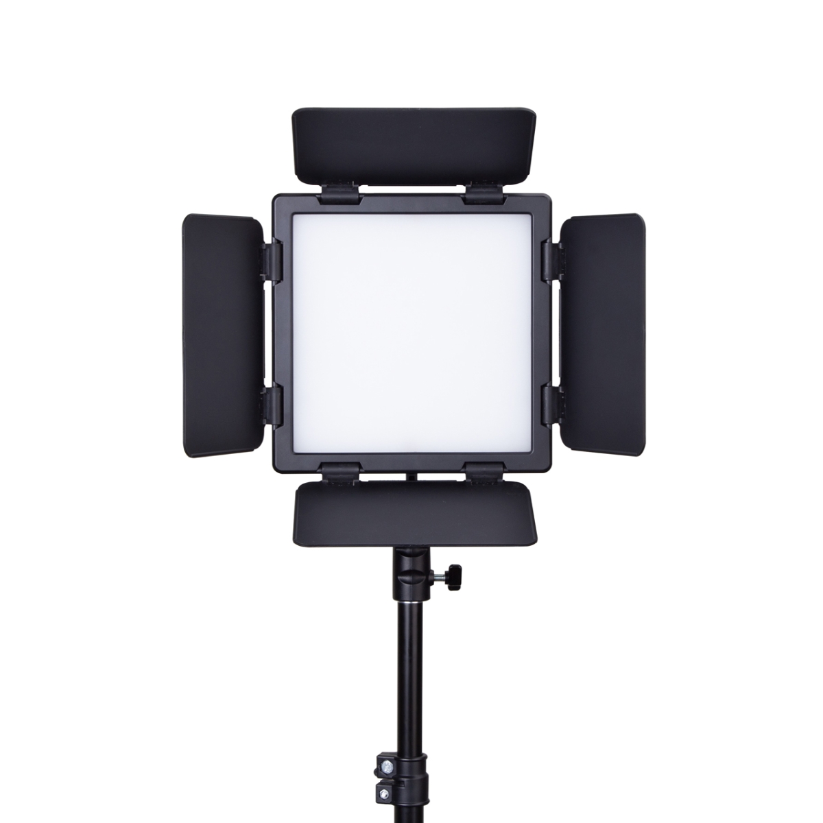 SWIT-CL-40D 40W 15 VDC Ultra Portable Bi Color Bright LED Panel Light with Barn Doors