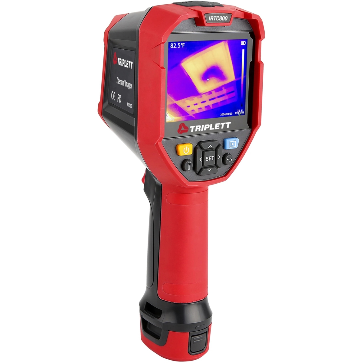 TRIPL-IRTC800 3.5 in. 320 x 240 Pixel Touchscreen Handheld Thermal Imaging Camera