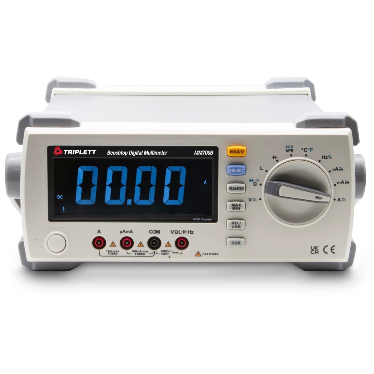 TRIPL-MM700B Benchtop Digital Multimeter with 6000 Count LED Display