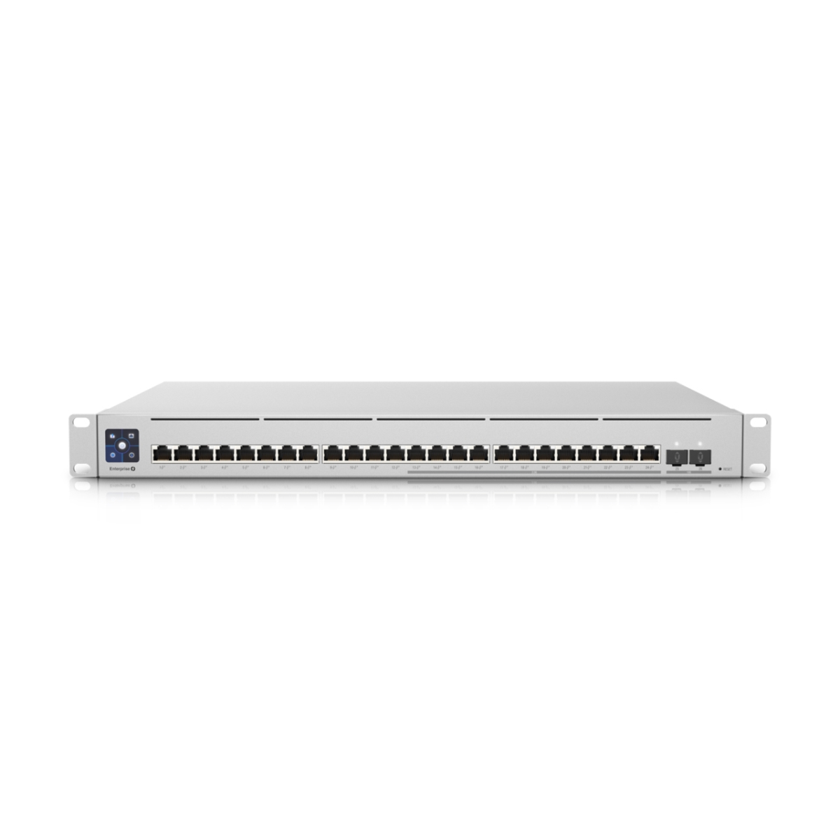 UBI-ENTERP-24POE 400W 24 Port Layer 3 Switch with 2.5 GbE PoE Plus Output & 1.3 in. Touchscreen