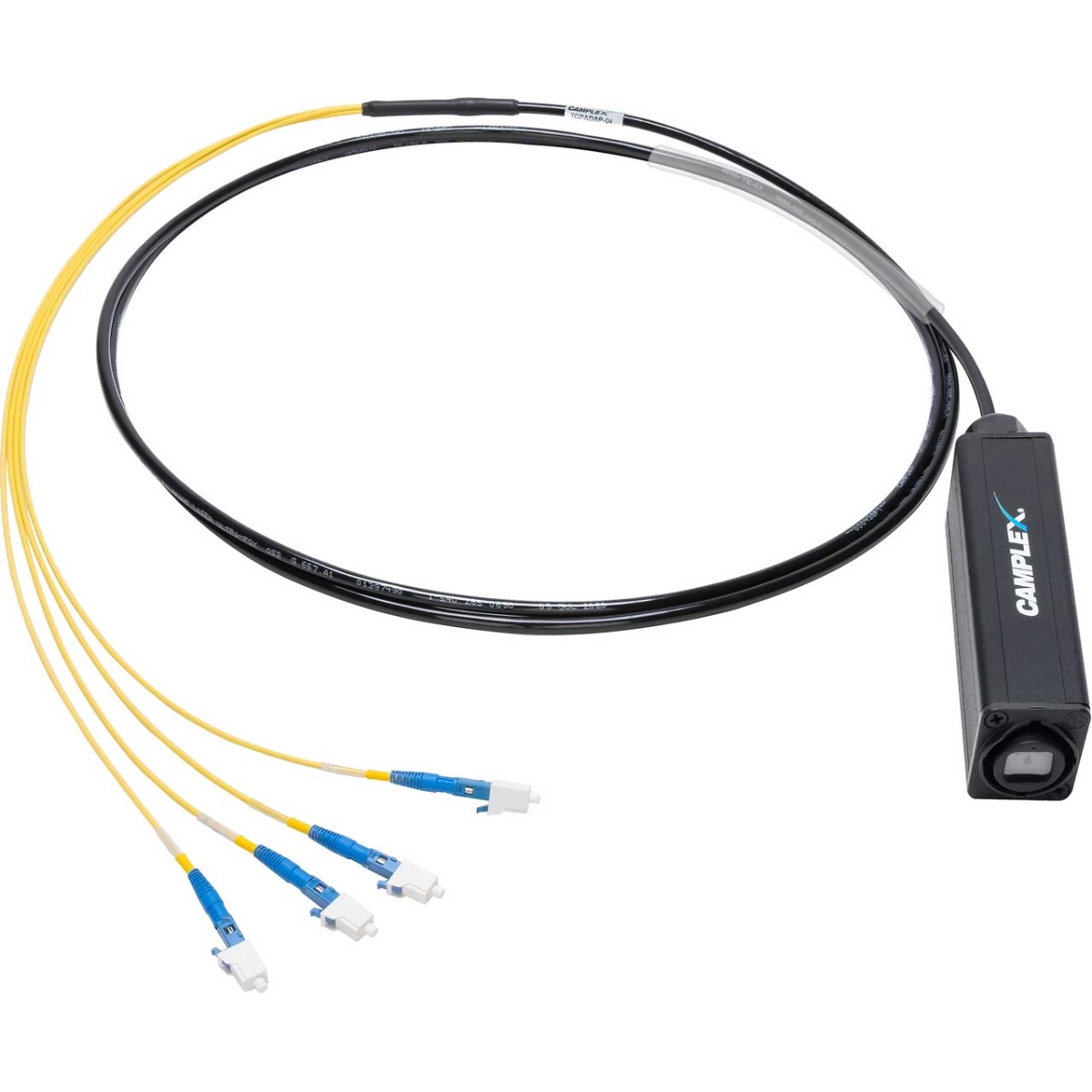 TOPADAP-04 Opticalcon Quad To 4 LC Single Mode Tactical Breakout Adapter