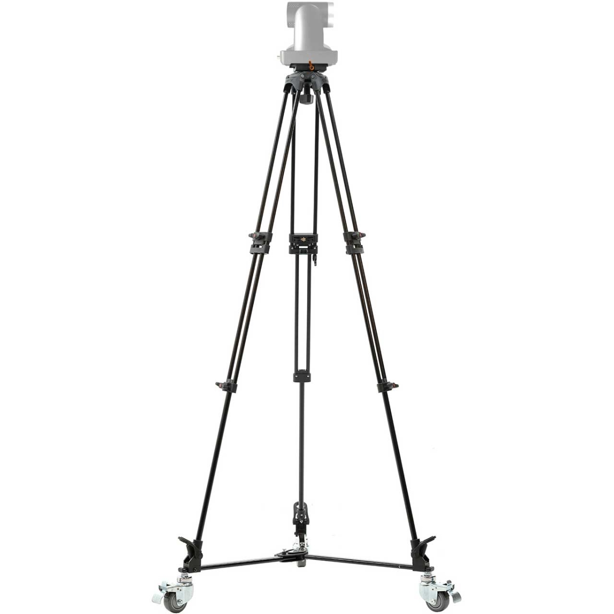 IKAN-GA752SD-PTZ 75 mm Flat Base Aluminum Tripod Dolly & Quick Release Plate for PTZ Cameras