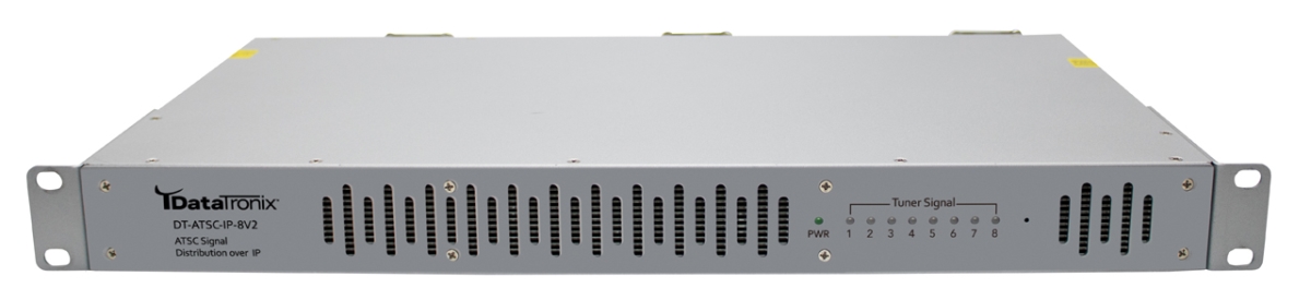 DT-ATSC-IP-8V2 8 RF Inputs 64 Output Programs Off Air ATSC To IP Converter