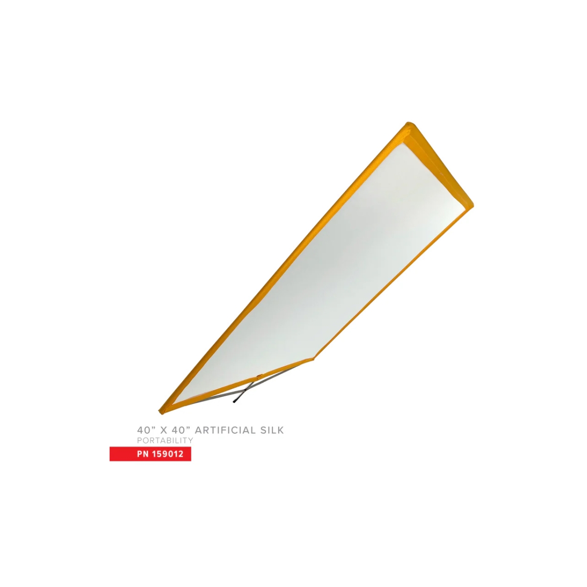 MSE-159012 40 x 40 in. Artificial Single Net Silk White Scrim