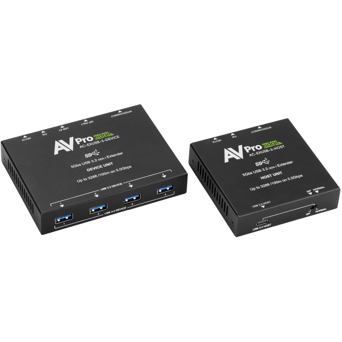 APR-AC-EXUSB3KIT USB 3.2 Gen 1 Extender Kit - 4x USB Devices via USB 3.2 Gen 1 - 328 ft. HDBaseT CAT6A
